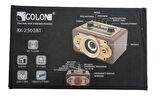 Radyo RX-2503BT Fm 3 Bant USB, Hafıza Kartı, Bluetooth Okuyucu - Kompakt ve Lüks