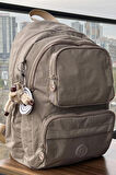 NEMO BAGS Unisex Açık Vizon Orta Boy Sırt Çantası Suya Dayanıklı 18l Okul Çantası Laptop Çanta Seyahat Spor /  40X30X15