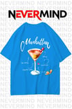 Unisex Manhattan Kokteyl Oversize Tişört