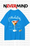 Unisex Manhattan Kokteyl Oversize Tişört