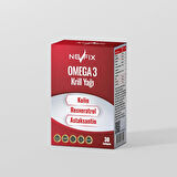 Nevfix Krill Oil Omega Resveratrol Astaksantin 30 Softgels