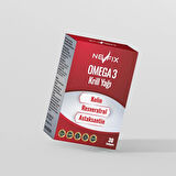 Nevfix Krill Oil Omega Resveratrol Astaksantin 30 Softgels
