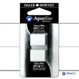Daler Rowney Aquafine 2li Sulu Boya Tableti 009 Titanium White - 001 Chinese White