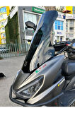 MOTOCAM RKS Newlight 125 PRO Siperlik Ön Cam 2023 2025 Model 75cm Siyah Renkli 4mm UZUN BOYLU