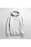 Stay Strong Never Give Up Baskılı Kapüşonlu Sweatshirt Hoodie Kalın Kumaş 3 İplik Şardonlu