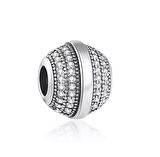 Gümüş s925 Damgalı Pave Dizim Charm