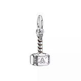 Gümüş s925 Damgalı The Avengers Thor’s Hammer Sallantılı Charm