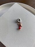 Gümüş s925 Damgalı Disney Winnie the Pooh Piglet Sallantılı Charm