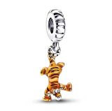 Gümüş s925 Damgalı Disney Winnie the Pooh Tigger Sallantılı Charm
