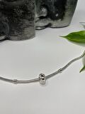 Gümüş s925 Damgalı S Harfi Zirkon Taşlı Charm