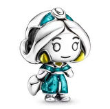 Gümüş s925 Damgalı Disney Aladdin Jasmine Charm