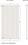 Dekoratif Duvar Paneli ( 54 X 102 Cm ) Boyanabilir Ahşap 6 Mm Ham Mdf Duvar Paneli