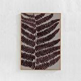 Scandi Poster Sanatı - Koyu Erik