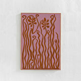 Modern İskandinav, Pembe ve Turuncu Sanat: İskandinav Bohem Dekoru