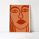 Soyut portre: modern yüz grafiği