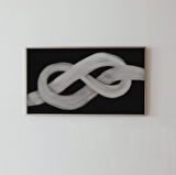 Samsung Frame TV Sanatı - Soyut Çizgi, Düğüm sanatı. Samsung Frame TV için