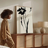 Siyah Yapraklar, Bej Siyah Soyut Botanik