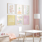 Danimarka Pastel Galerisi 6'lı Set, Duvar Sanatı