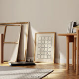 Bej ve Siyah Minimal Sanat, Geometrik Duvar Sanatı