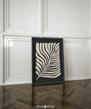 Kasvetli Soyut Botanik Duvar Sanatı