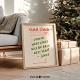 Komik Noel Misafir Çeki Duvar Sanatı, Trend Festival Puan Posteri