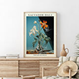 Salvador Dali Vazoda Çiçekler Tablosu