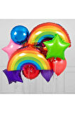 Gökkuşağı Folyo Balon 92x58 Cm