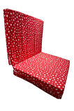 Katlanır Yer Minderi Süngerli Minder Kırmızı Yıldız 80x180 Cm-6 Cm Tek Kişilik