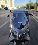 MOTOCAM Yamaha Nmax Siperlik Ön Cam 2015-2020 Model 36cm Füme Renkli 4mm