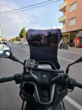 MOTOCAM Yamaha Nmax Siperlik Ön Cam 2025 Model 72cm Siyah Renkli 4mm