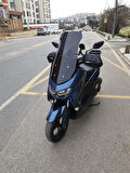 MOTOCAM Yamaha Nmax Siperlik Ön Cam 2021-2025 Model 72cm Siyah Renkli 4mm UZUN CAM