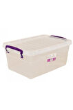 Nnstartshopping  Şeffaf Çok Amaçlı 30 Lt Dikdörtgen Saklama Kabı 48x32x29 Royaleks-82113