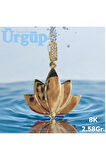 8Ayar 2.58 Gr. Altın Lotus Kolye Ucu