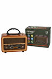 NS-8070BT Taşınabilir Bluetooth Özellikli Nostaljik Radyo Nns