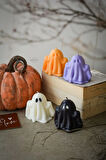 4 Adet Hayalet Ghost Kokulu Hediyelik Dekoratif Soya Wax Mum