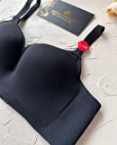 Marie İthal Dikişsiz Balensiz Destekli Toparlayıcı Özellikli Kalın Askılı C Cup Kaliteli Sütyen