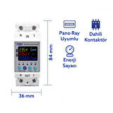 Tomzn Kaçak Akım Koruma Rölesi Ve Yüksek Voltaj Ve Akım Koruyucu Röle 63A Wifi Özellikli Devrim