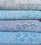 Hazal Banyo Havlu Seti 2 Adet Banyo Havlusu (90x150) 2 Adet Baş Havlusu (50x90)