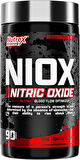 Nutrex Niox Nitric Oxide Arginine Nitrate+Vitamin C Muscle Pump Booster 90 Tablet