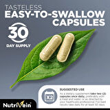 Nutrivein DHT Blocker with Biotin Hair Supplement (Saw palmetto+Resveratrol) 60 Caps