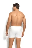 Jiber 102 Pamuk Beyaz Erkek Paçalı Boxer Paçalı Don 3 Adet