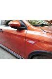 Nova Krom Fiat Egea Sinyal Çerçevesi Abs Plastik 2015 - 2024 (Kırmızı)