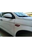 Nova Krom Fiat Egea Sinyal Çerçevesi Abs Plastik 2015 - 2024 (Kırmızı)