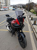 MOTOCAM Honda NX 500 Ön Cam 2025 Model 44cm Açıkfüme Renkli 4mm UZUN TUR CAMI