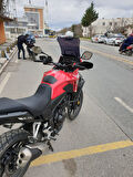 MOTOCAM Honda NX 500 Ön Cam 2025 Model 44cm Siyah Renkli 4mm UZUN TUR CAMI