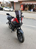 MOTOCAM Honda NX 500 Ön Cam 2025 Model 44cm Siyah Renkli 4mm UZUN TUR CAMI