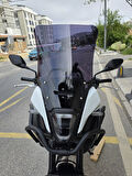 MOTOCAM Honda NX 500 Ön Cam 48cm 2025 Model Siyah Renkli 4mm UZUN CAM