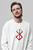 Berserk Baskılı Unisex Oversize Anime Sweatshirt