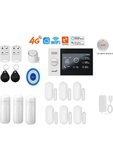PGST OBİEM Akıllı Ev Güvenlik Alarm Sistemleri Kolay Kurulum (Sim Kart/Google Asistan/Amazon Alexa/Tuya Smart)