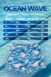 Bronz Ocean Wave Erkek Deniz Şortu Hızlı Kuruyan AquaDry Kumaş, Mavi Tonlar, Fermuarlı Cepli XXL Beden